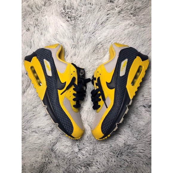 Nike Other - Nike Air Max Yellow/Navy Blue Men’s